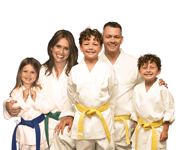 Martial Arts Lessons for Families in Dothan AL - Group Family for Martial Arts Footer Banner